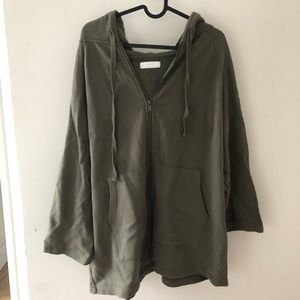 Oak and Fort Oversized Cardigan Hoodie